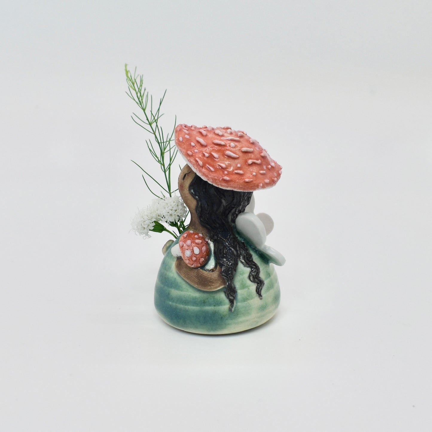 Mushroom Fairy Bud Vase #5014