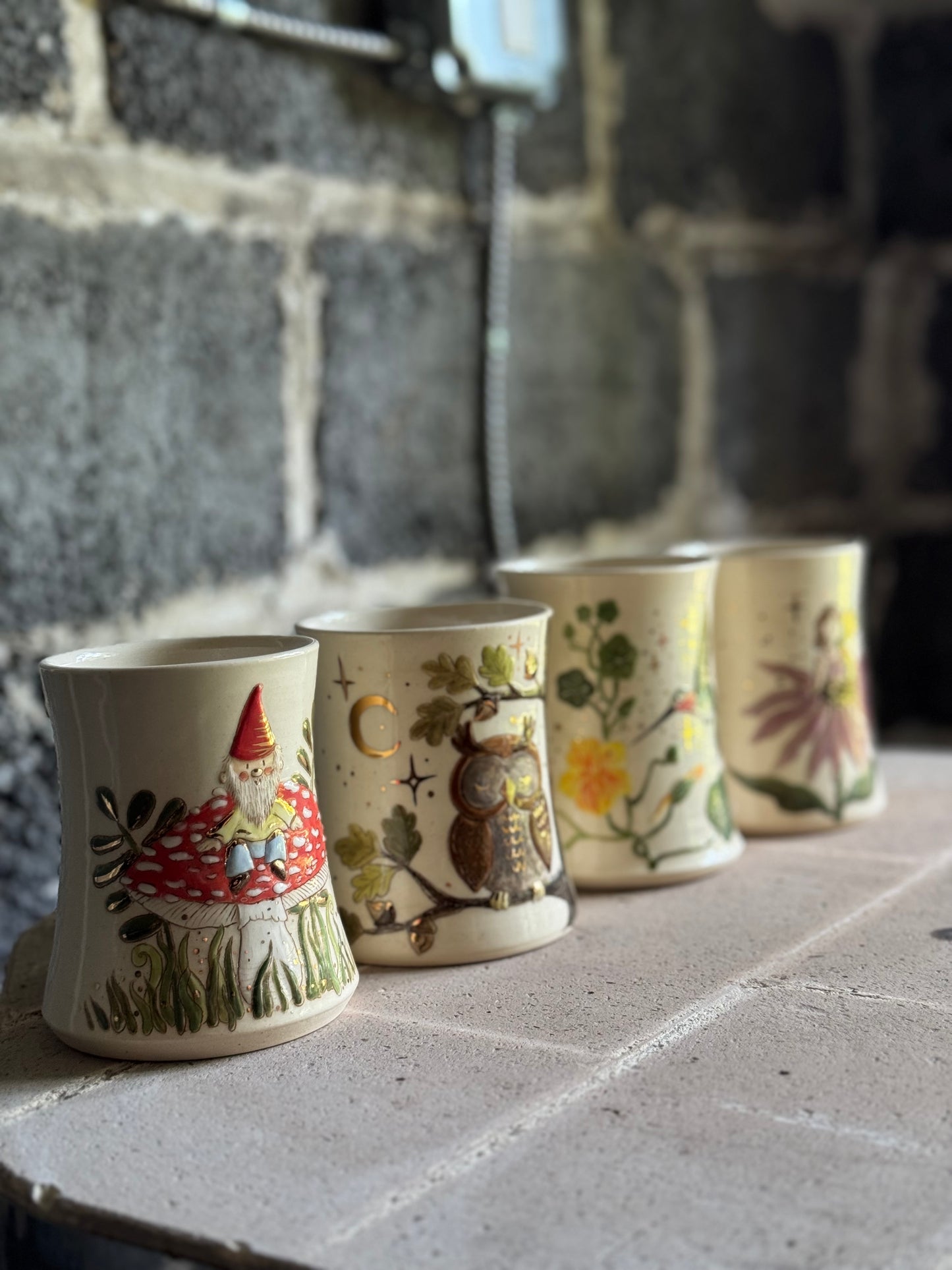 Gnome & Mushroom Creature Cup (Large) #4090