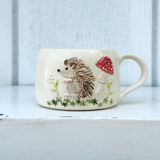 Hedgehog Botanical Mug #4031
