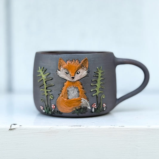 Fox & Fern Botanical Mug #4039