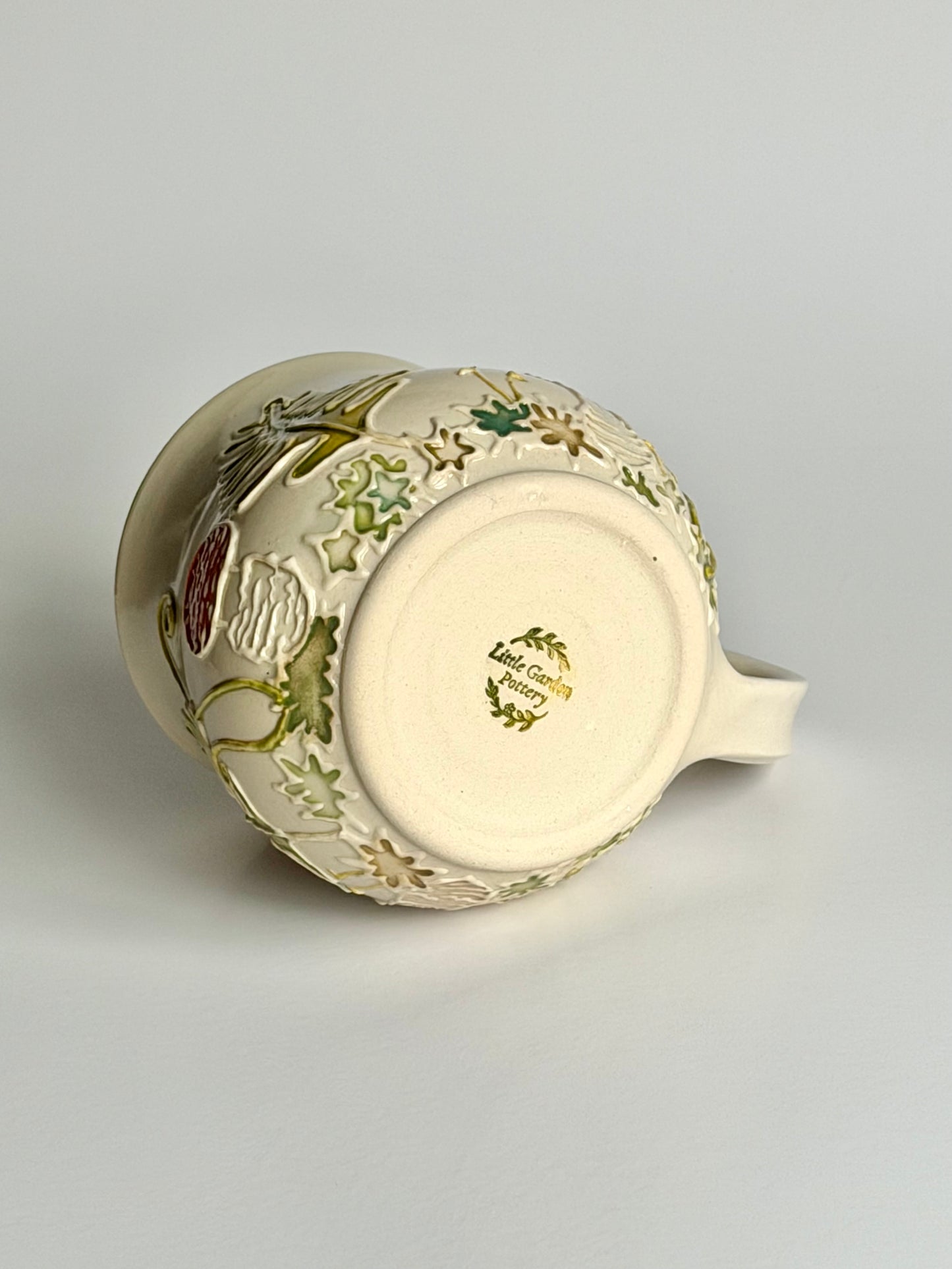 Botanical Mug: Mushroom & Fern  #4132