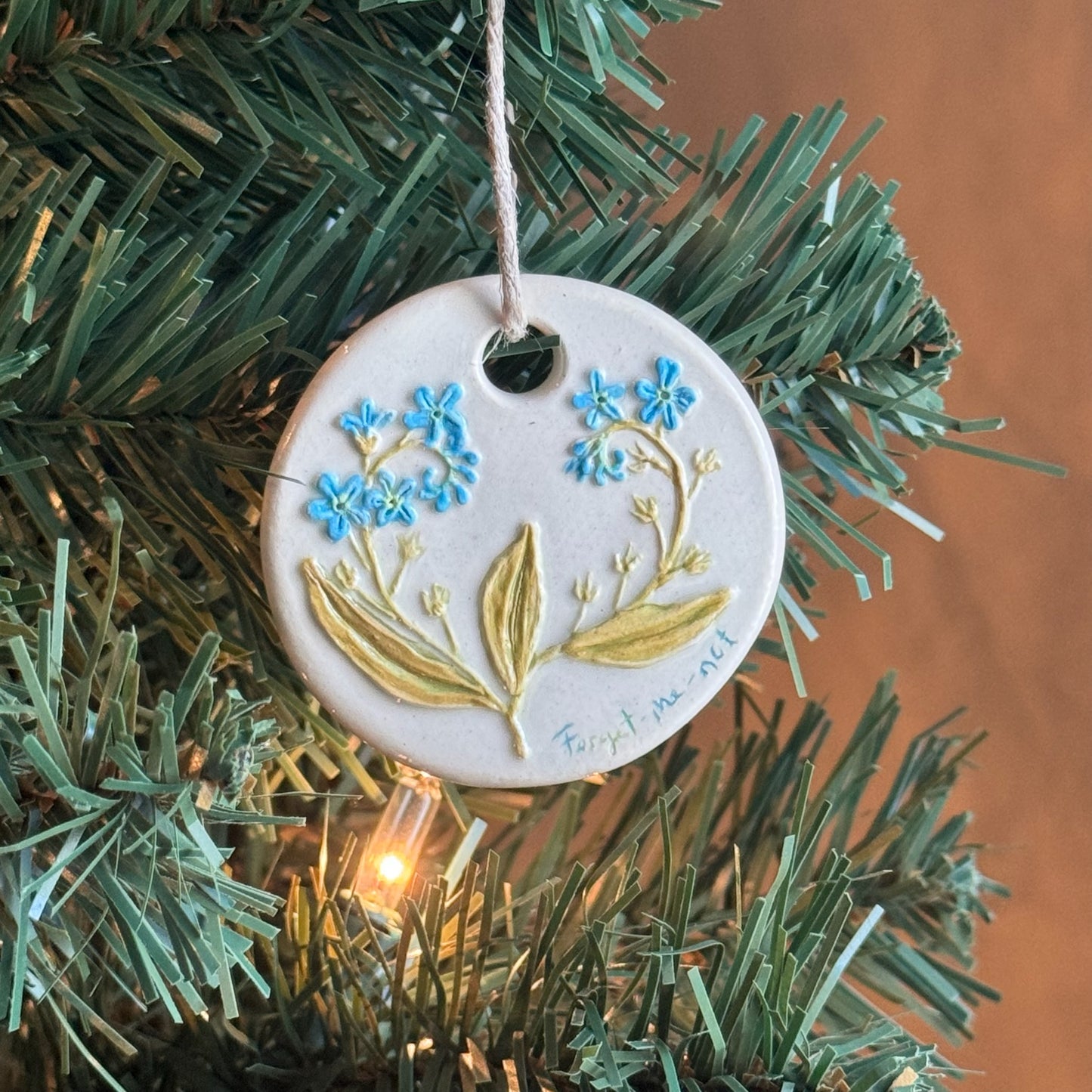 Forget-me-not Ornament  #4021