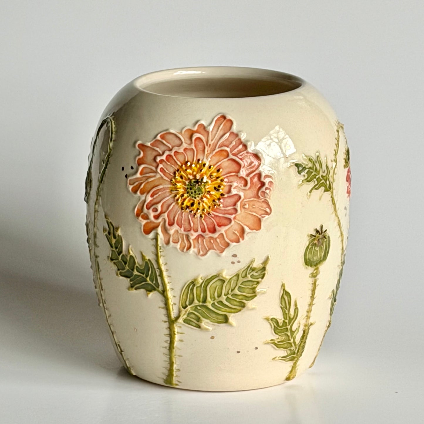 Poppy Vase Botanical Vase #4088