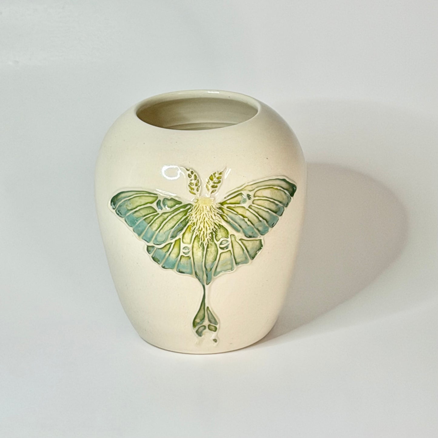 Luna Moth Vase #4180