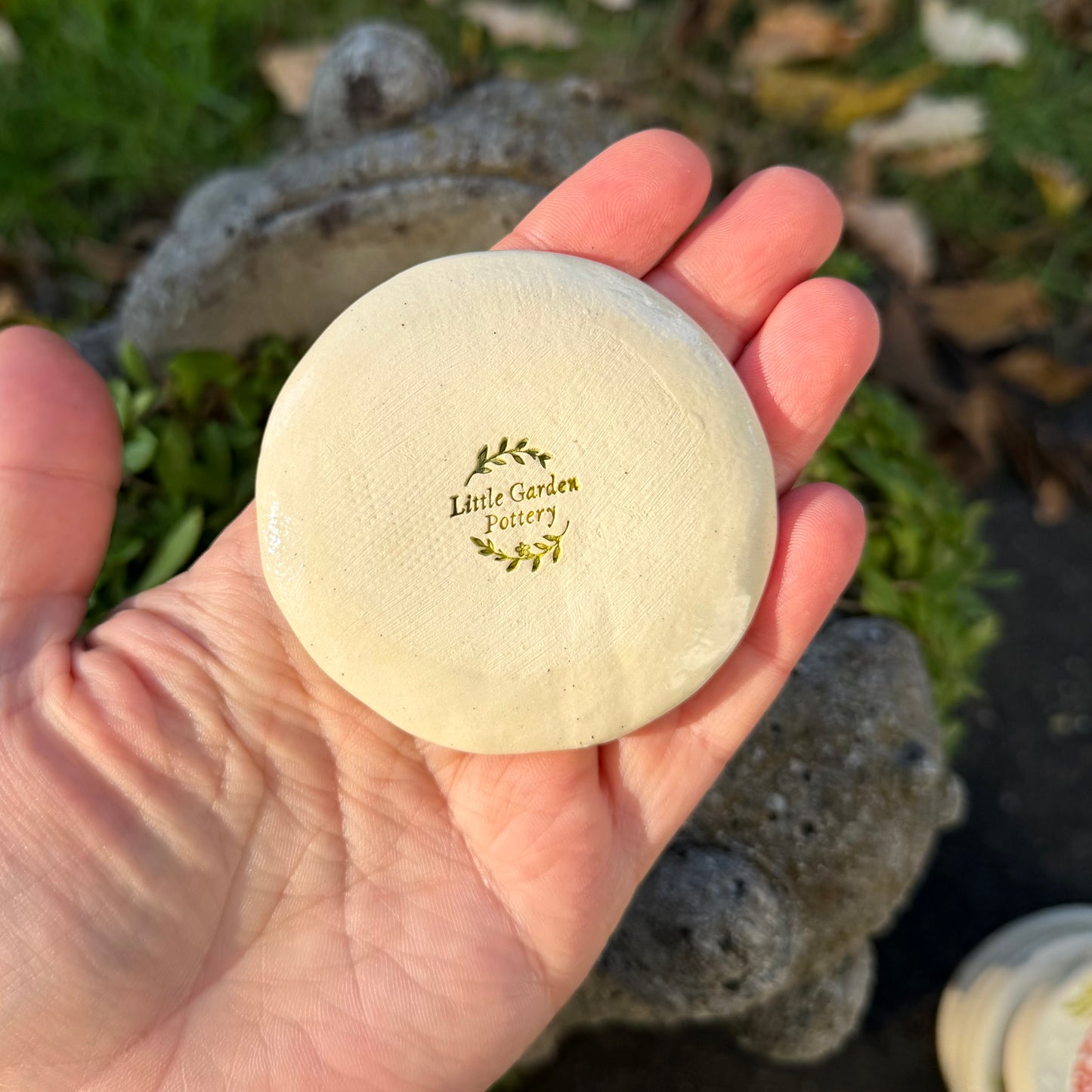 Trinket Dish Medium: Mushroom & Fern #4113