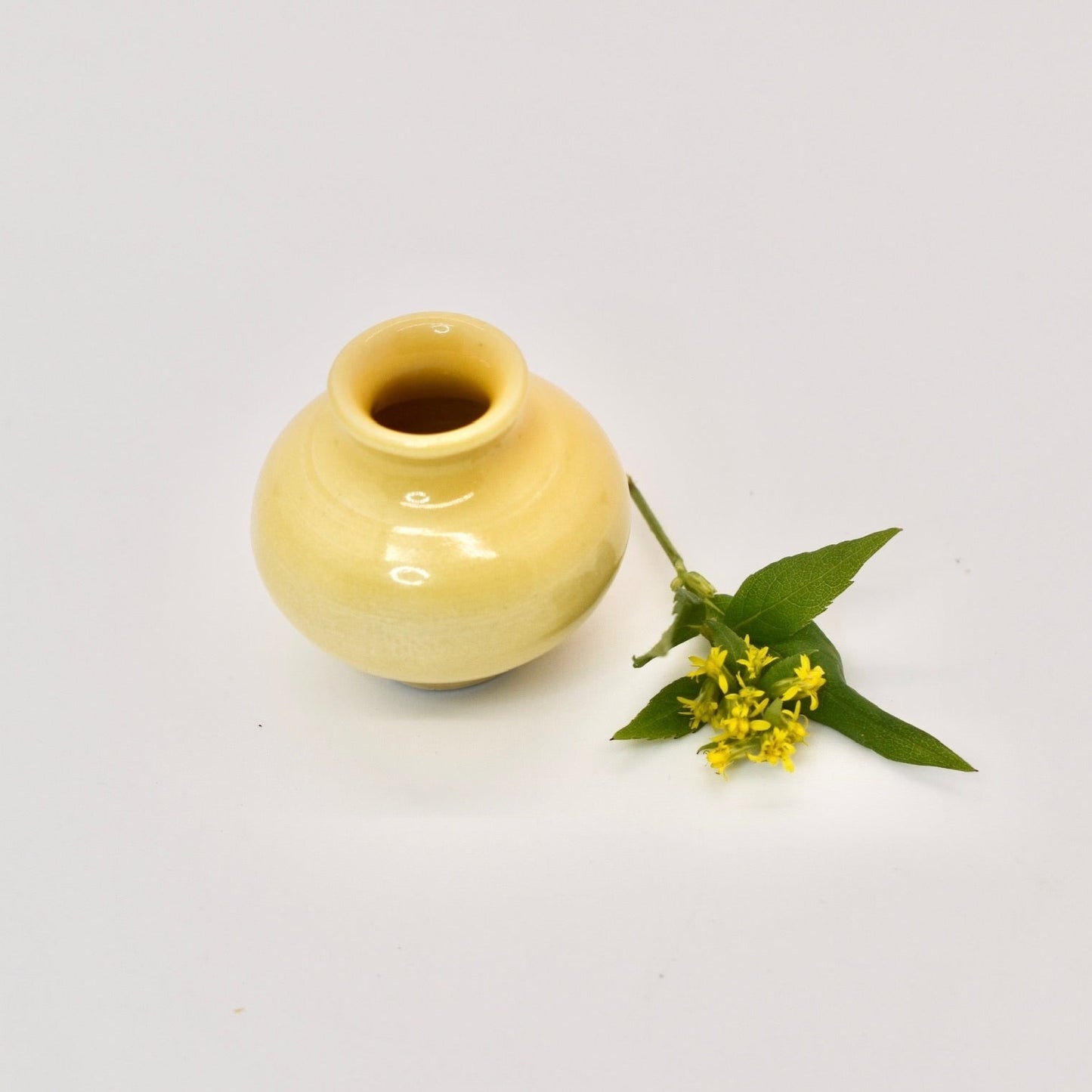 Mini Yellow Bud Vase #2032