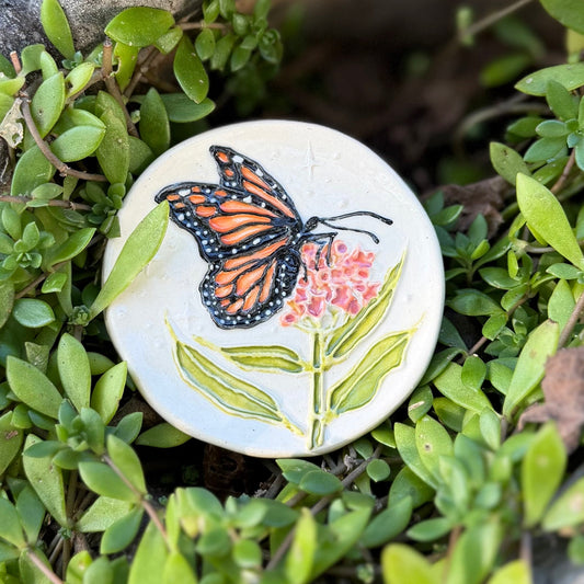 Trinket Dish Small: Monarch & Milkweed #4114