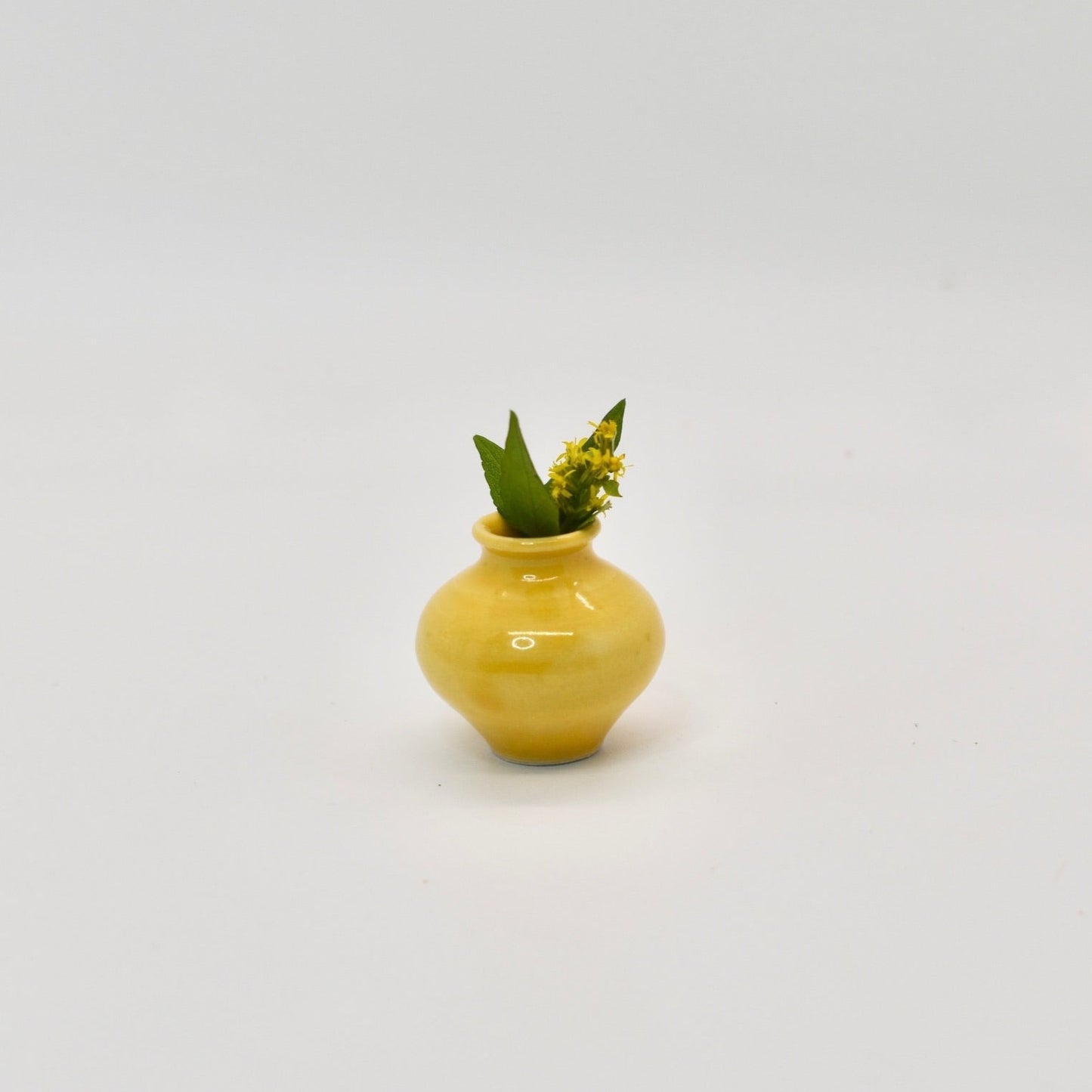 Mini Yellow Bud Vase #2032