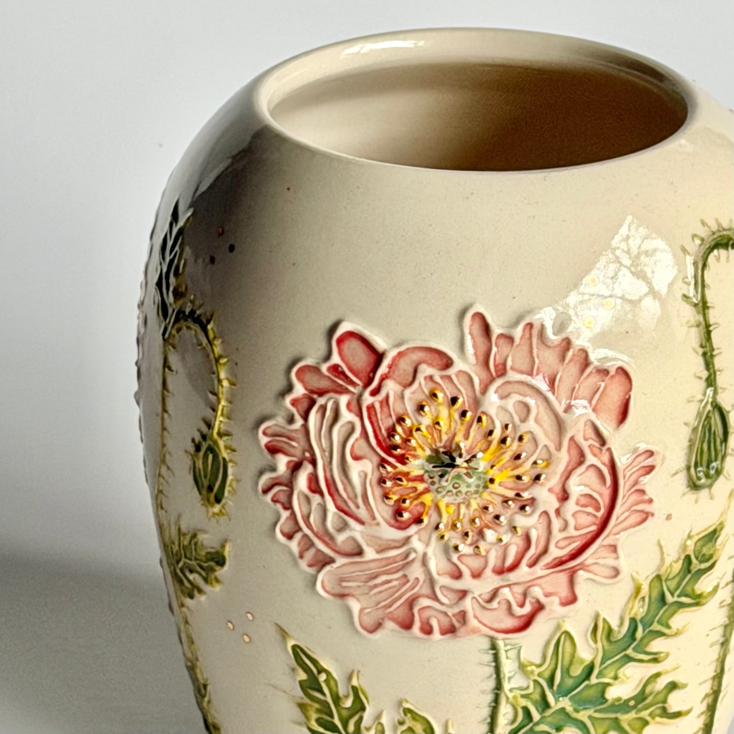 Poppy Vase Botanical Vase #4088