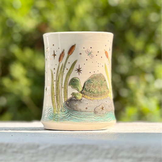 Turtle & Pond Creature Cup (Small) #4096