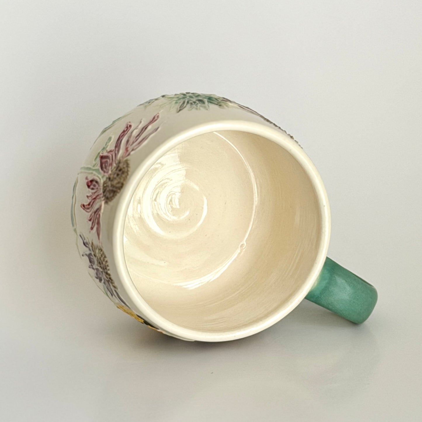 Botanical Mug: Goldfinch & Coneflower #4165