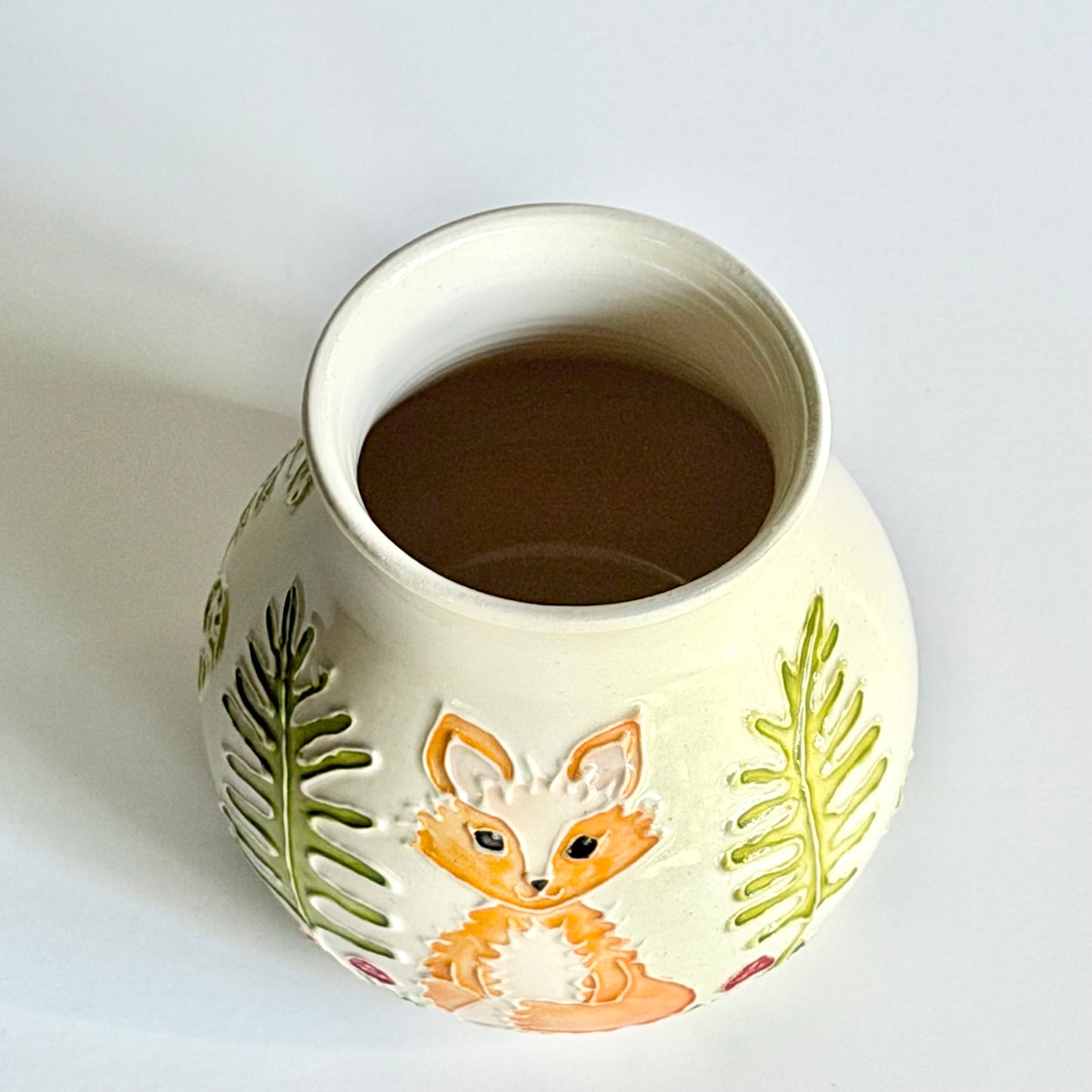 Botanical Vase: Fox & Fern #4124