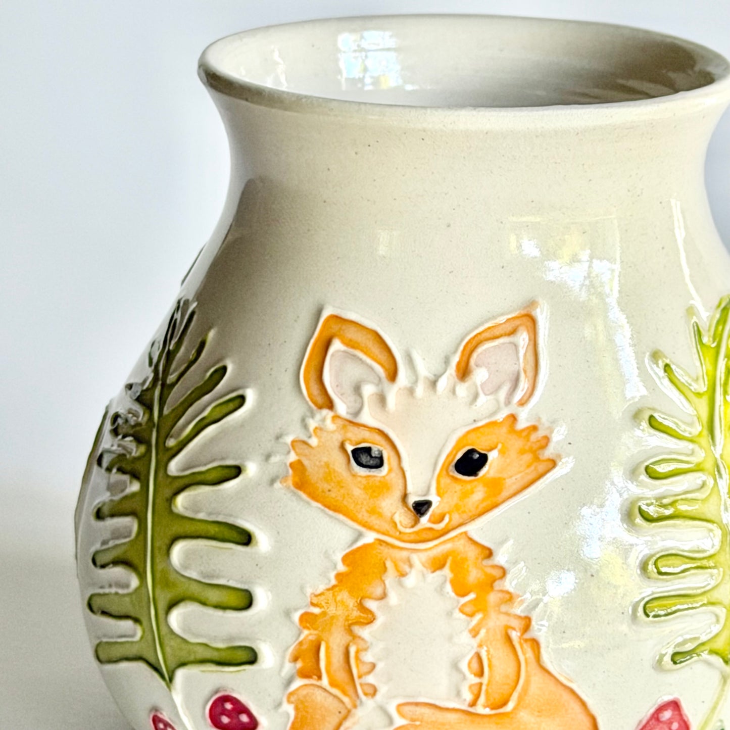 Botanical Vase: Fox & Fern #4124