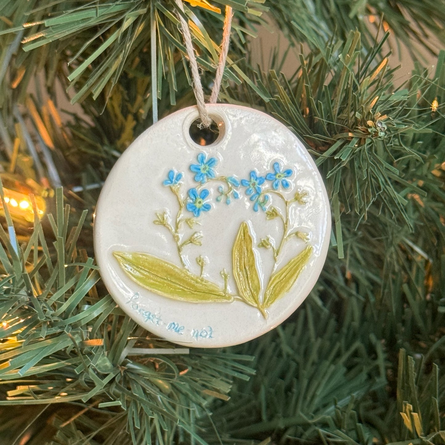 Forget-me-not Ornament  #4029