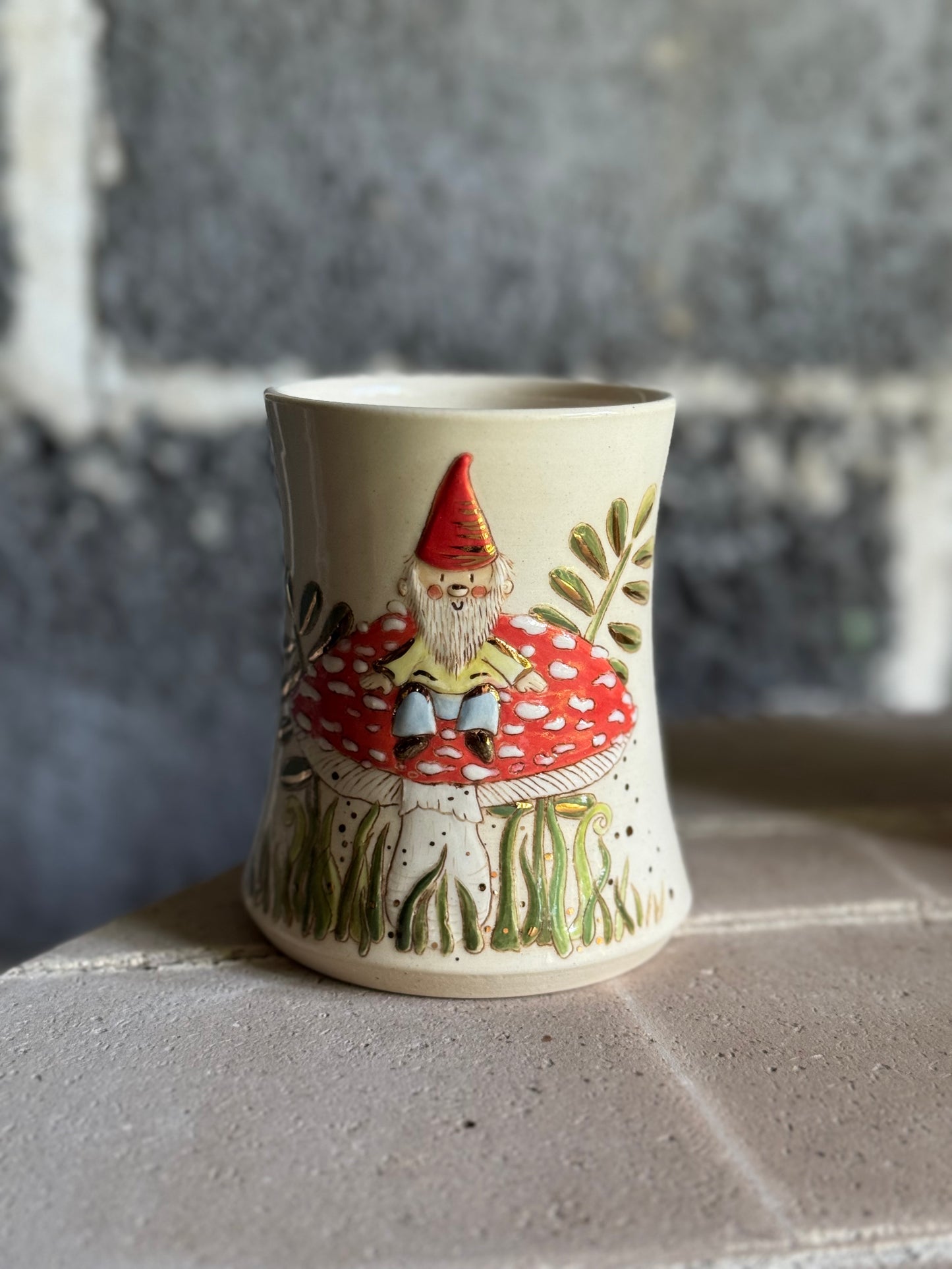 Gnome & Mushroom Creature Cup (Large) #4090