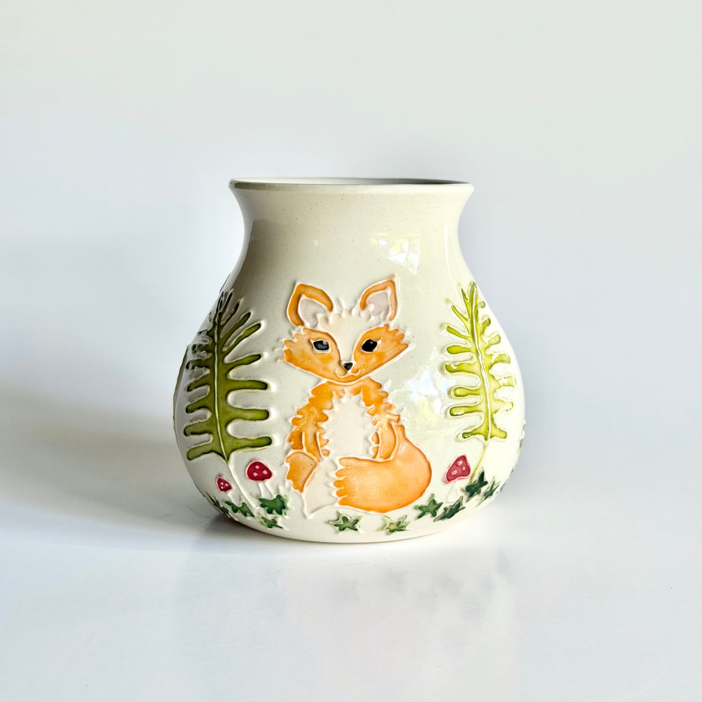 Botanical Vase: Fox & Fern #4124