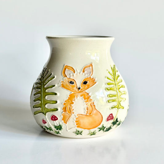 Botanical Vase: Fox & Fern #4124