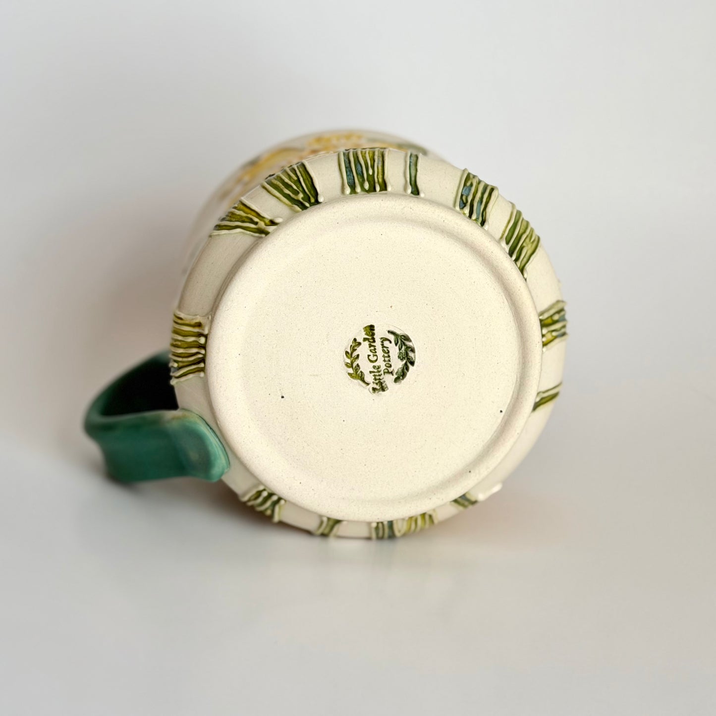 Botanical Mug: Honeybee & Daffodil  "Fuck Ice"  #4166