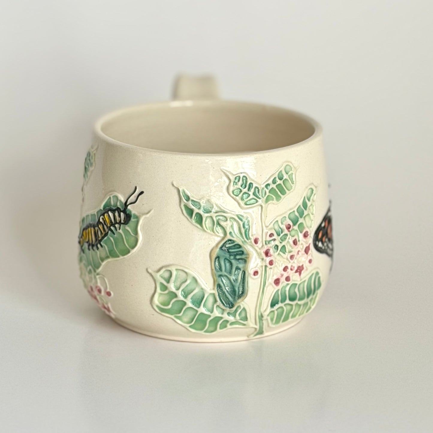Botanical Mug: Monarch Lifecycle #4164