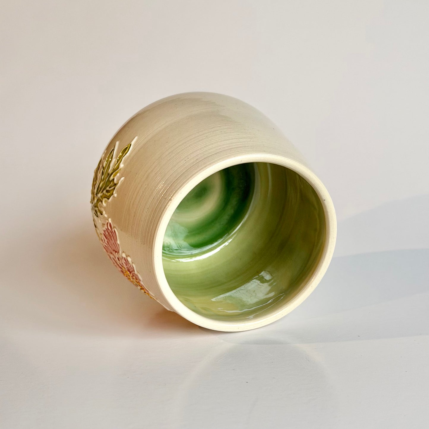 Botanical Cup: Poppy & Honeybee  #4136