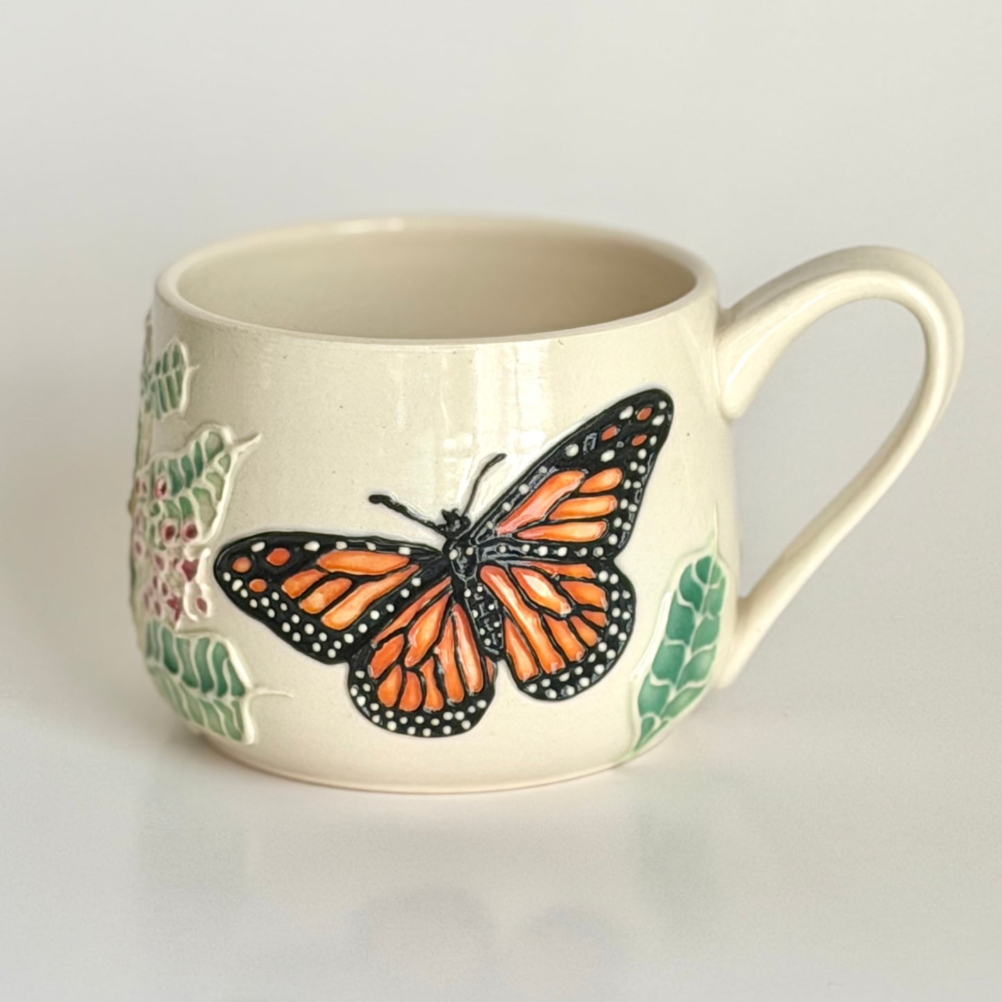 Botanical Mug: Monarch Lifecycle #4164