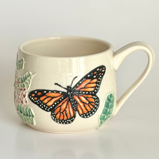 Botanical Mug: Monarch Lifecycle #4164