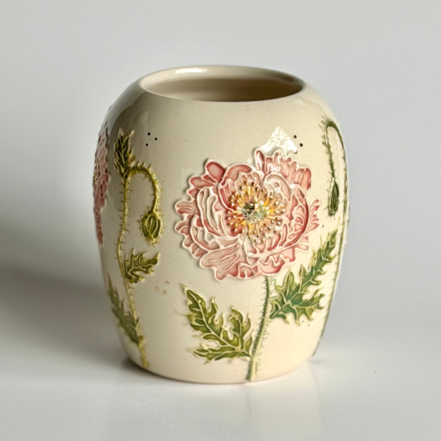 Poppy Vase Botanical Vase #4088