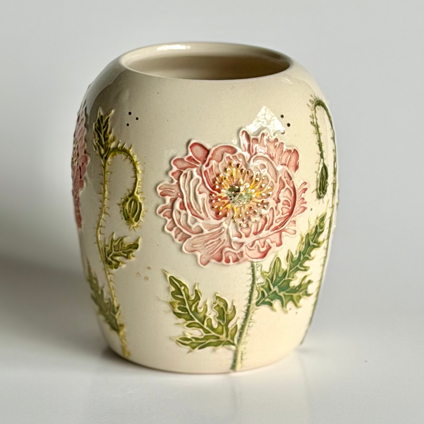 Poppy Vase Botanical Vase #4088