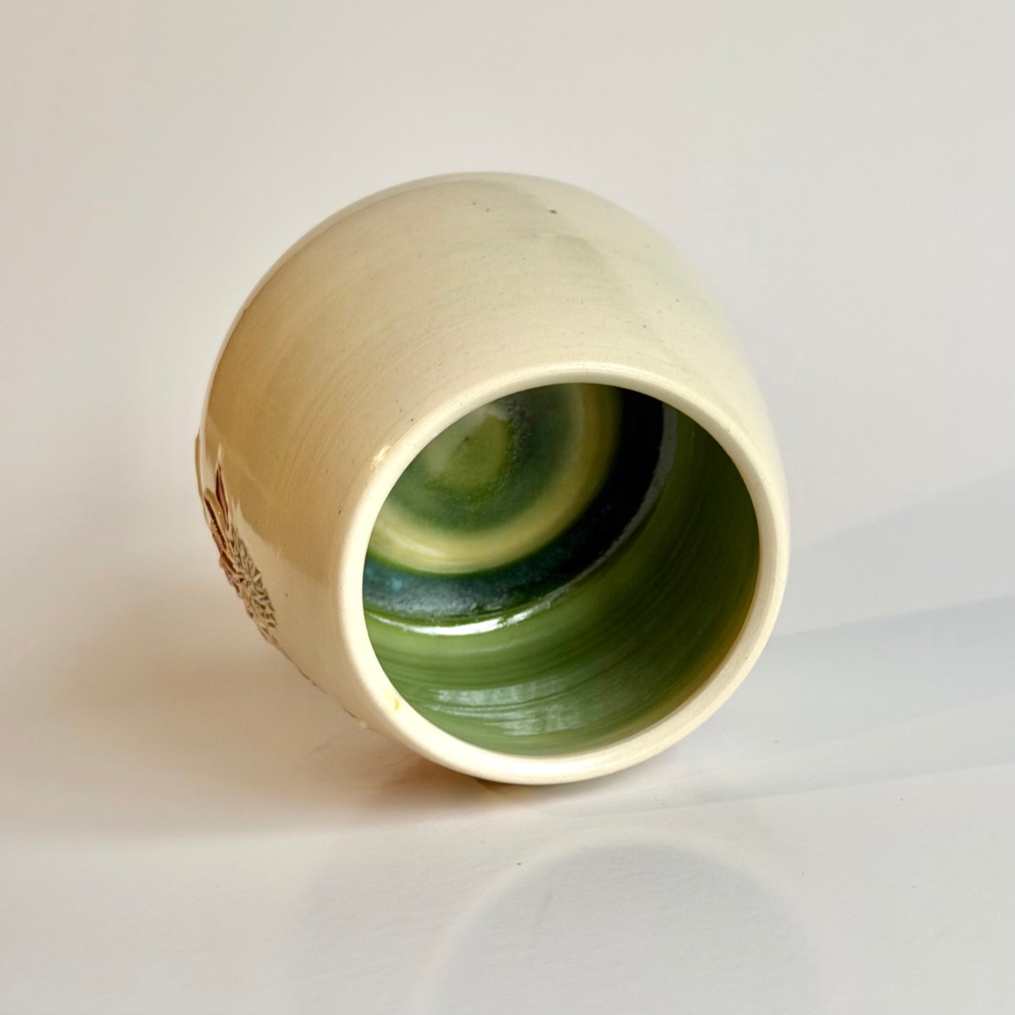 Botanical Cup: Coneflower & Bumblebee #4142