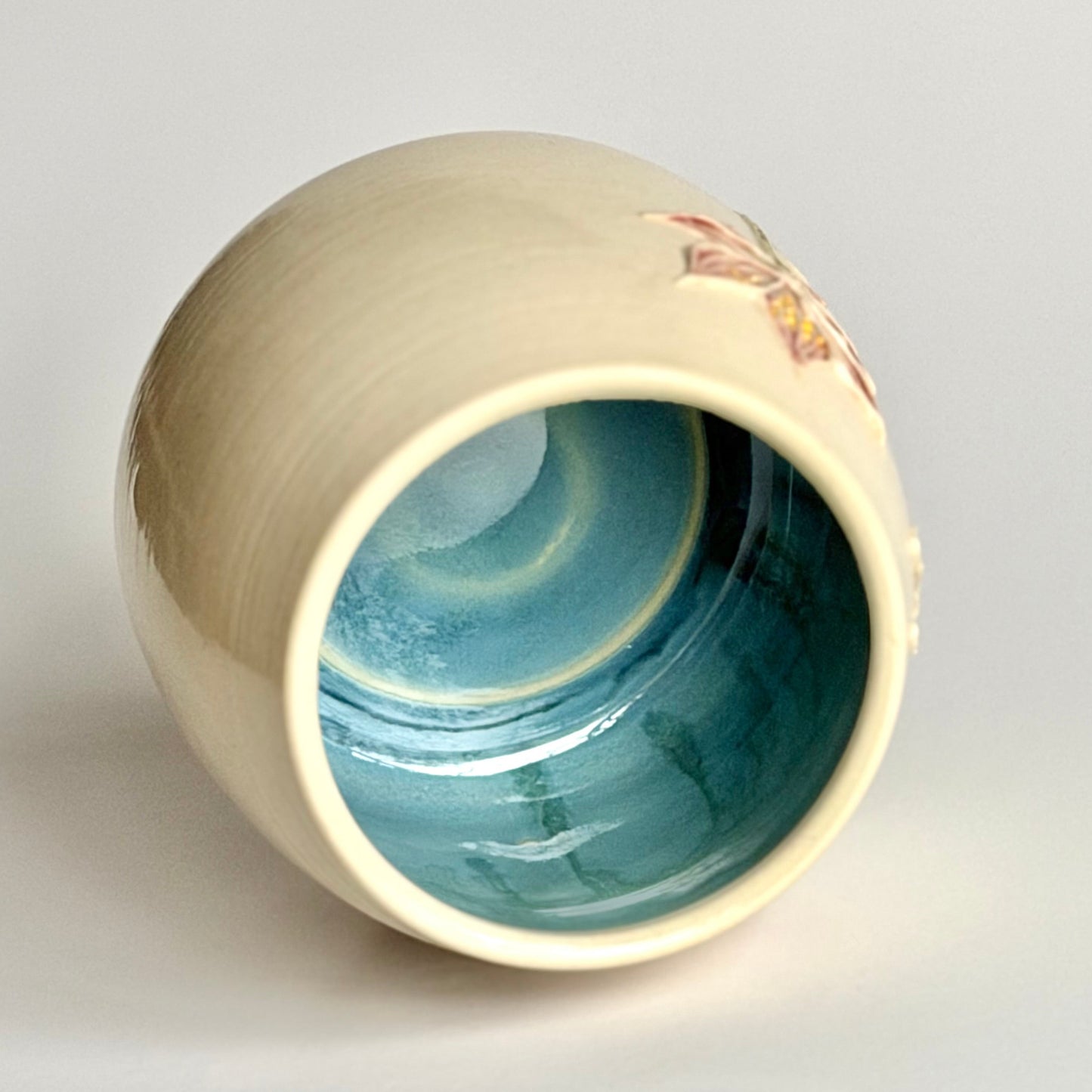 Botanical Cup: Dragonfly & Lotus #4135