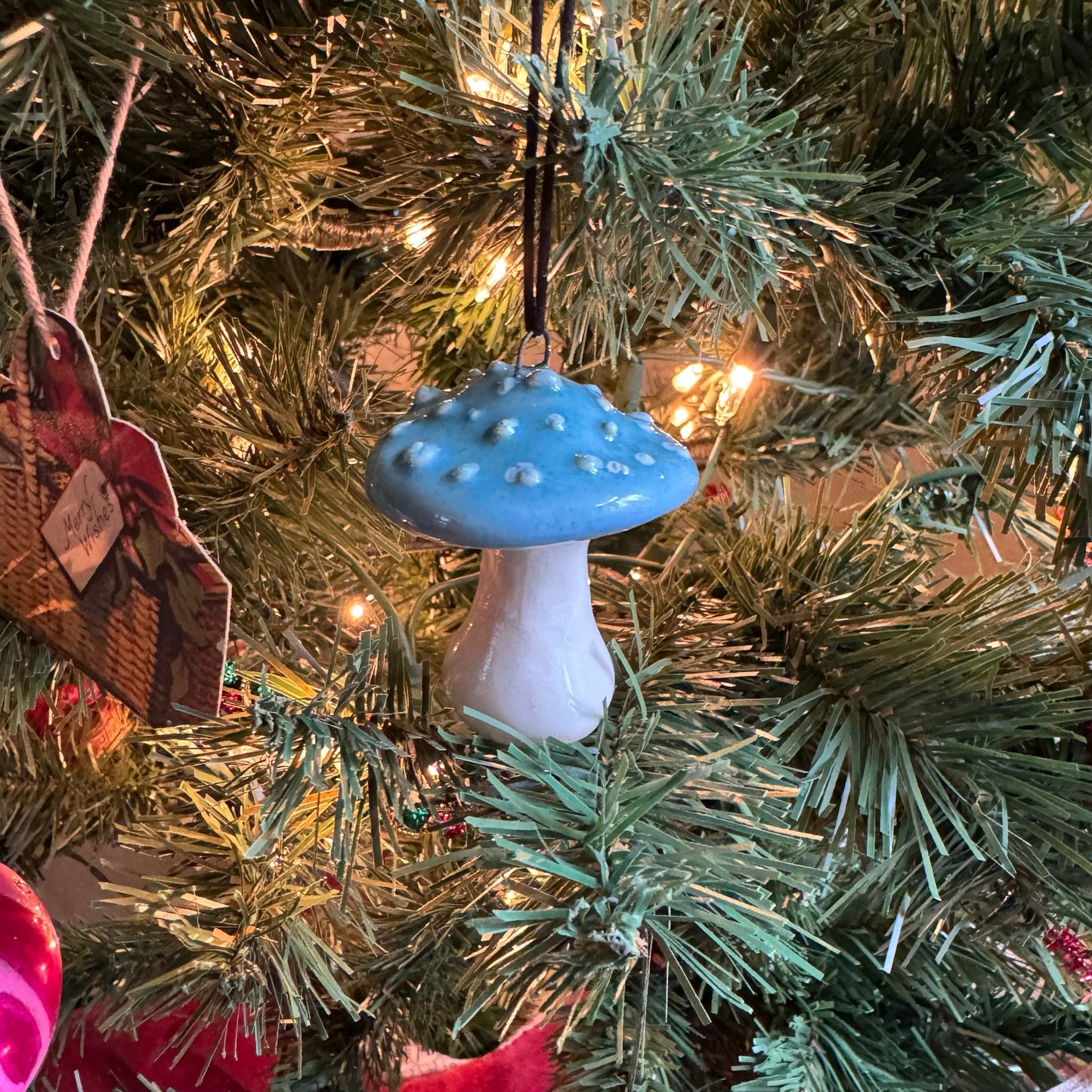 Little Mushroom Ornament  #2082
