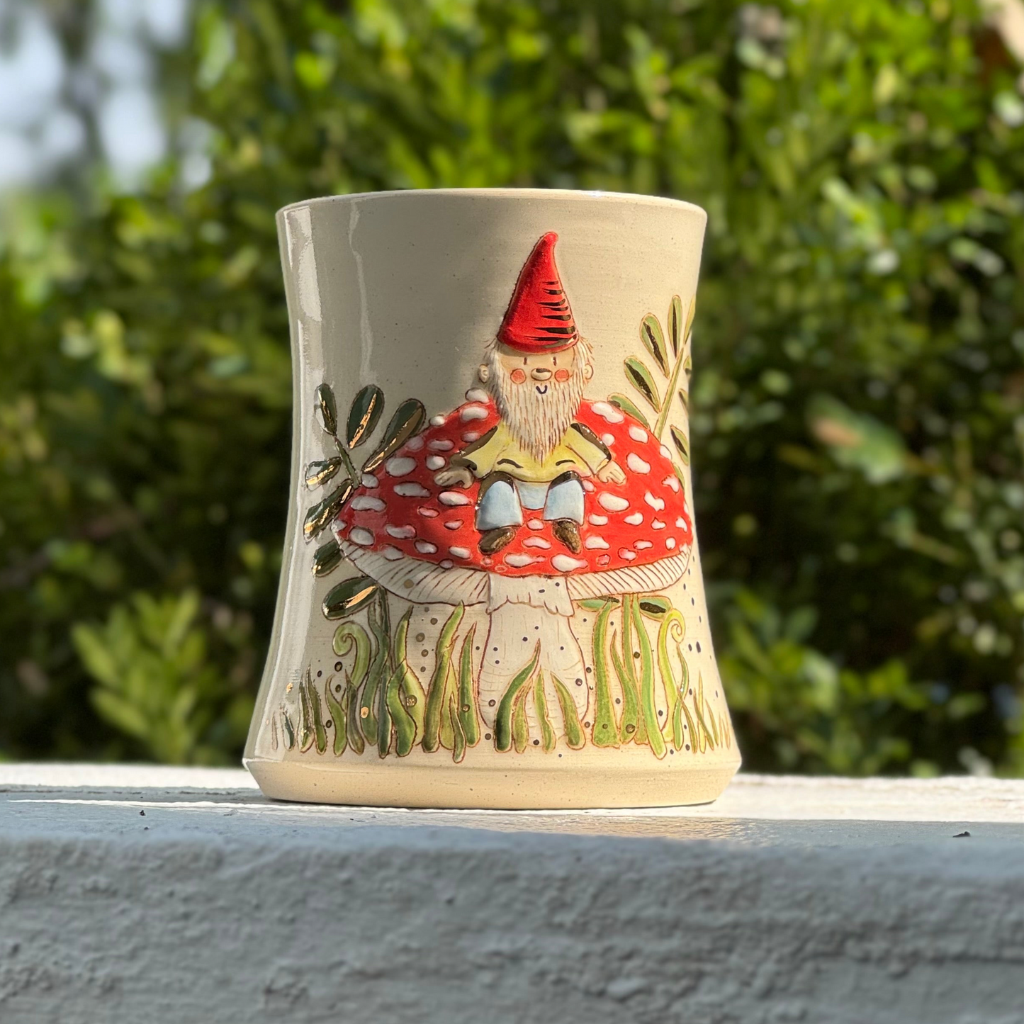 Gnome & Mushroom Creature Cup (Large) #4090