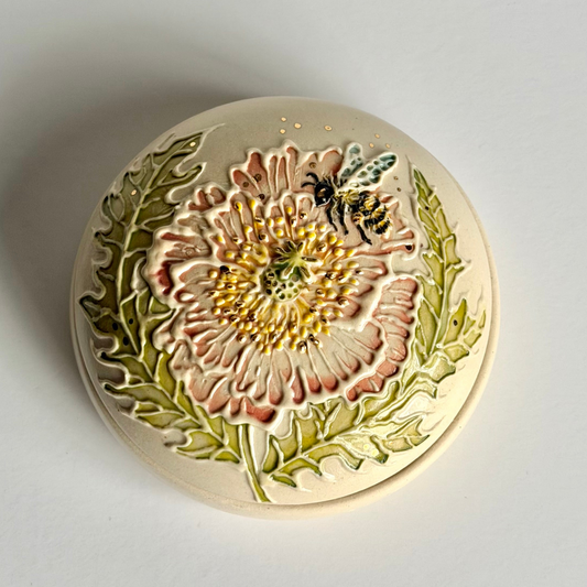 Trinket Box: Poppy & Honeybee #4157
