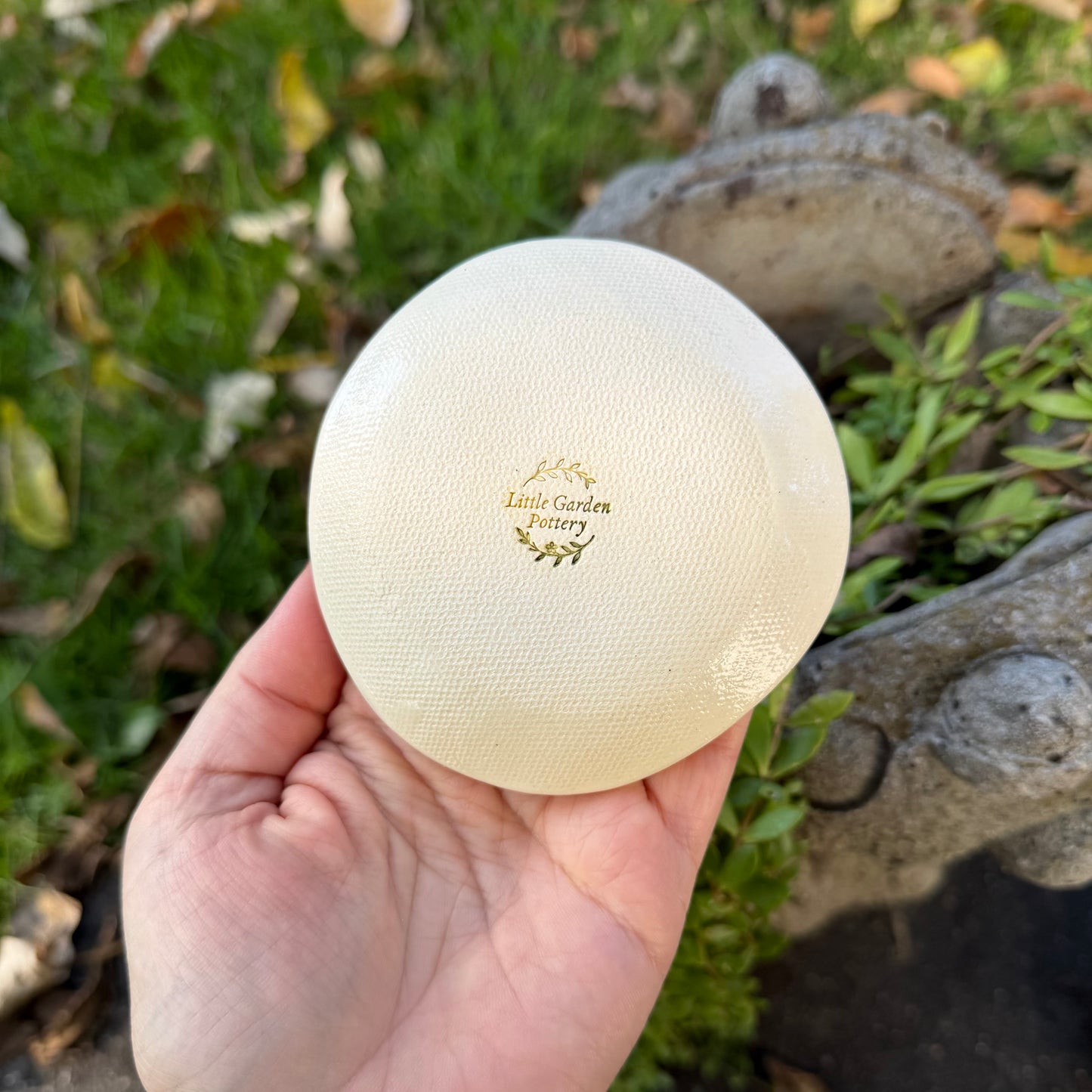 Trinket Dish Large: Dragonfly & Lotus #4109