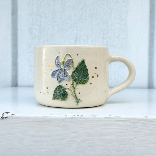 Violet Botanical Mug #4036