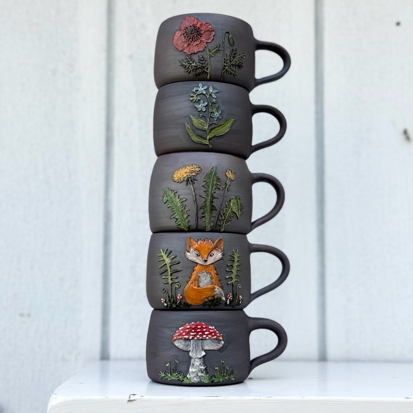Poppy Botanical Mug #4037