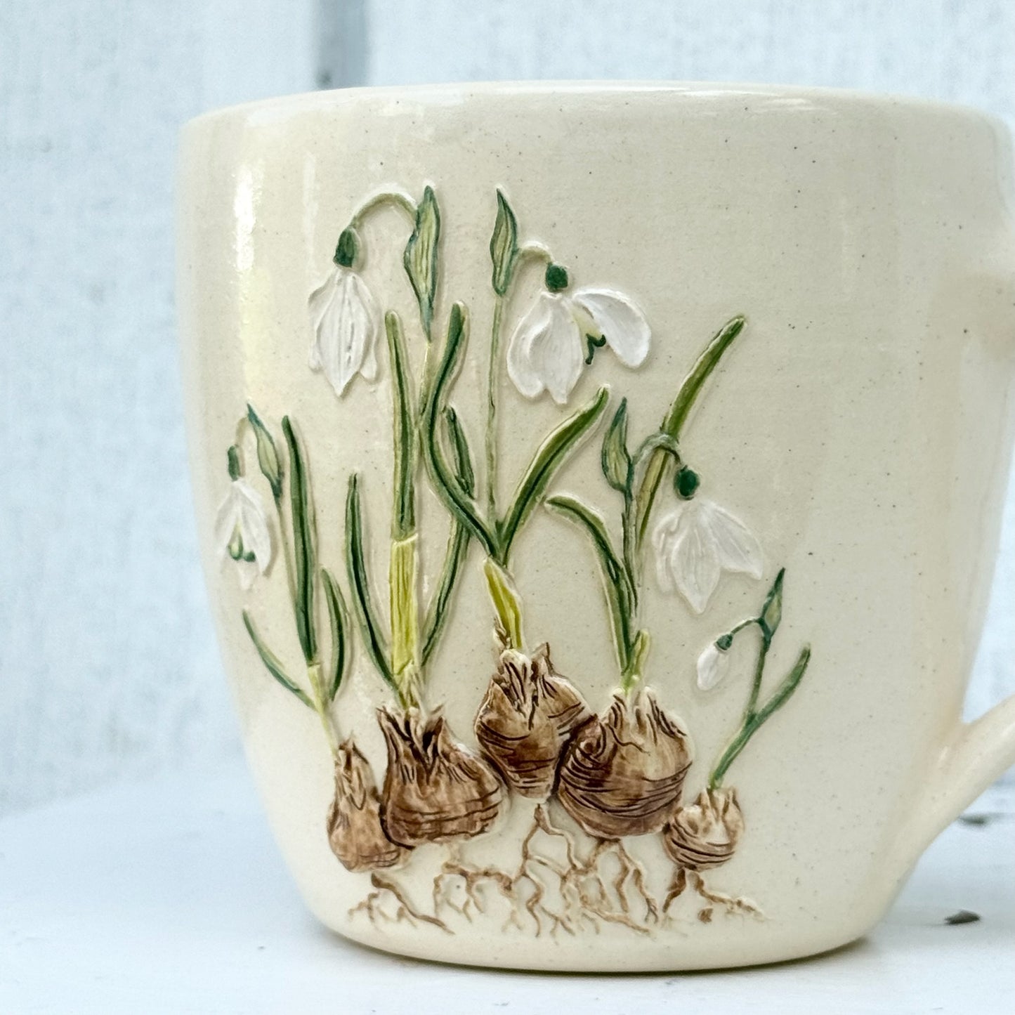 Snowdrop Botanical Mug #4045
