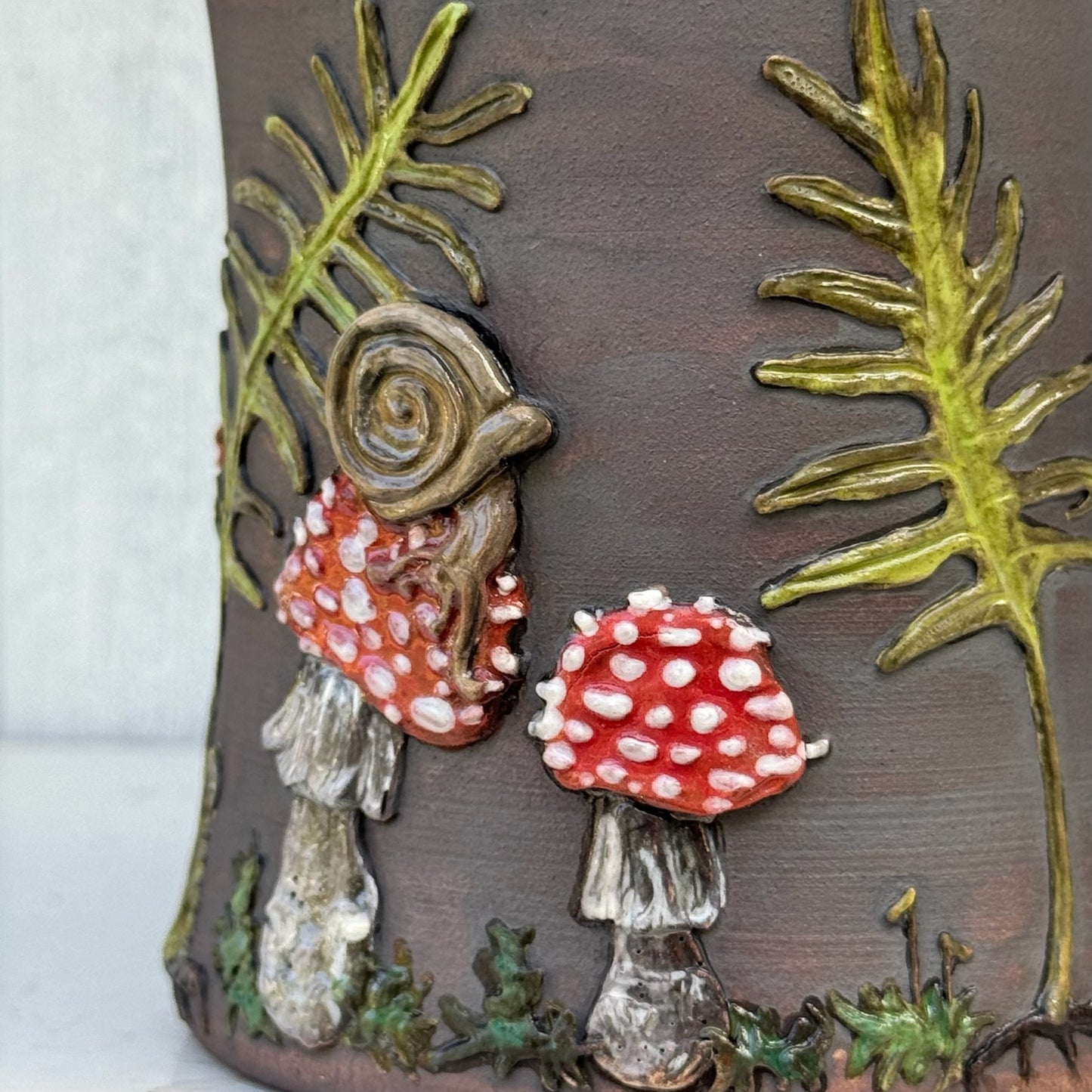 Mushroom & Toad Botanical Mug #4049