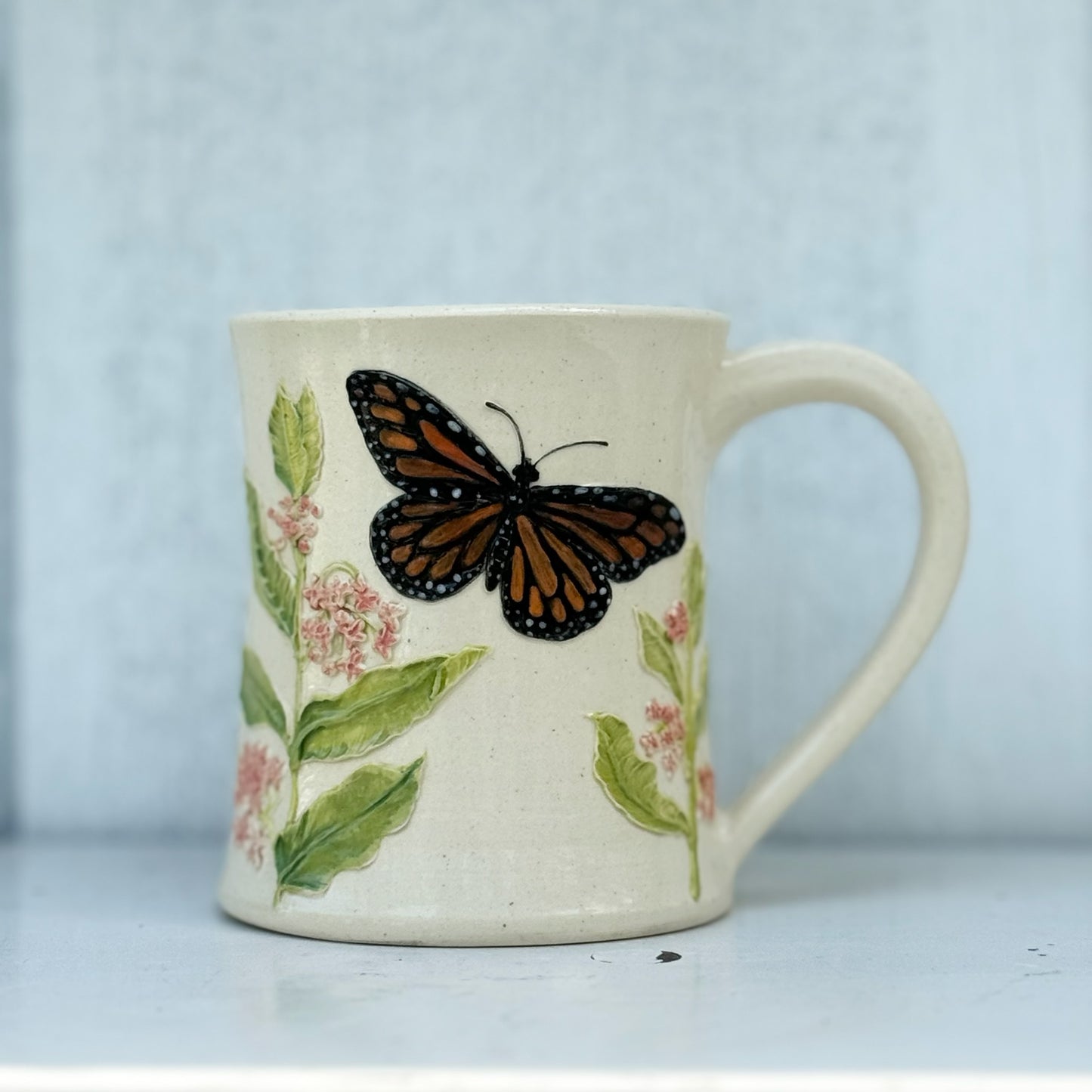 Monarch & Milkweed Botanical Mug #4052